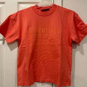 ESSENTIALS Fear of God SS Tee KIDS (Coral)(14-16)